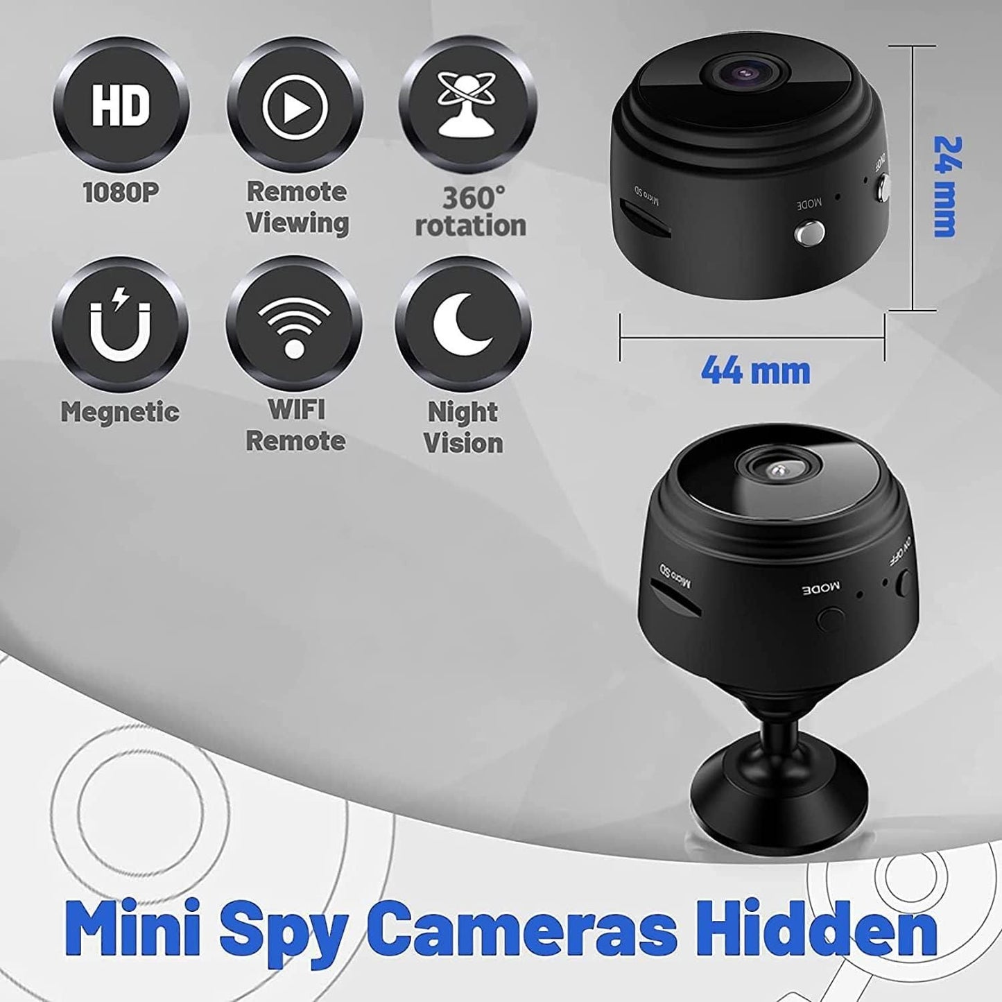 Mini Wireless WiFi  Cameras with Indoor Video Recorder🔥